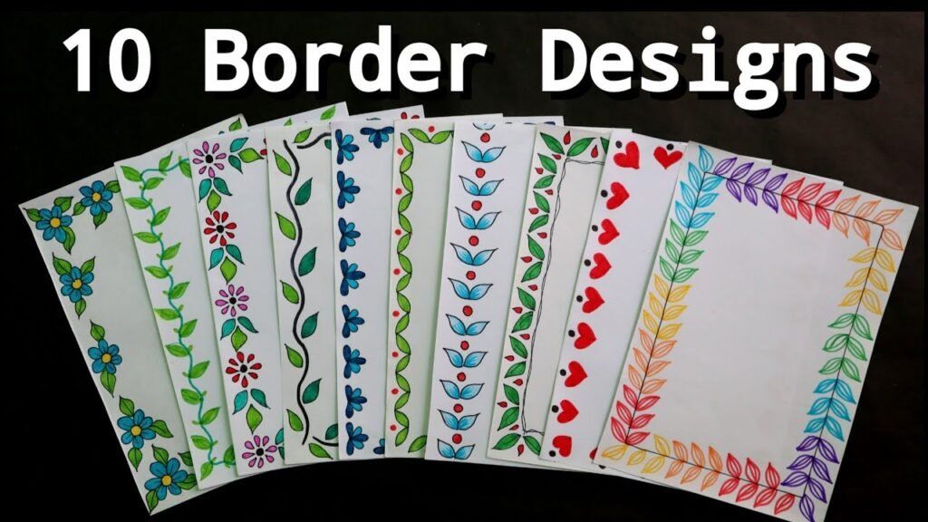 handmade border design for project1